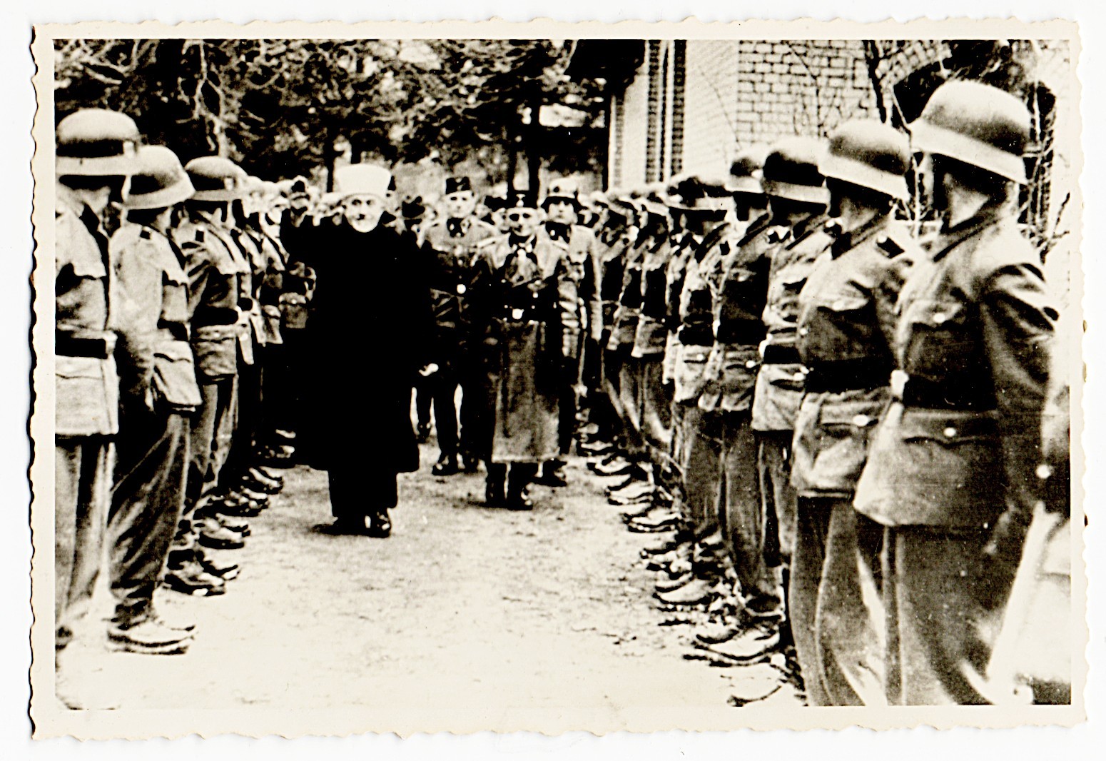 Amin al-Husseini SS Handschar Division 13th Waffen WWII Vintage Photo German