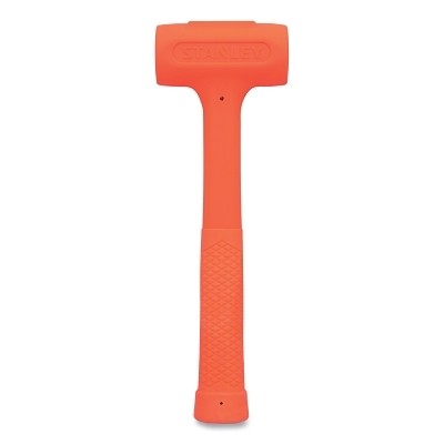 COMPO-CAST Standard Soft Face Hammer, 18 oz Head, 1-3/4 in dia, Orange  Products