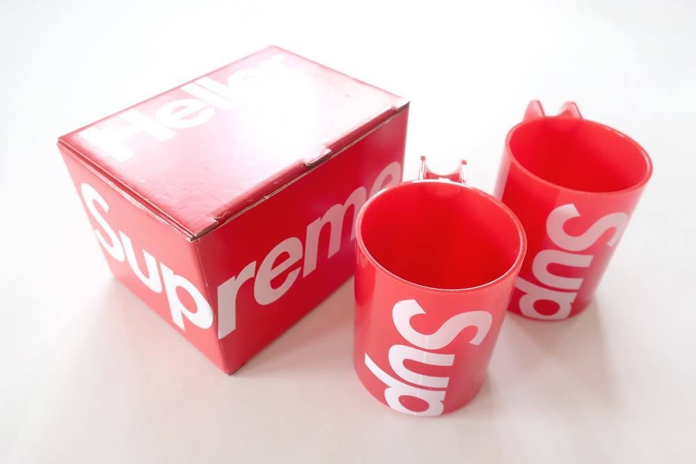 Supreme Heller Mugs (Set of 2) Red 2020SS