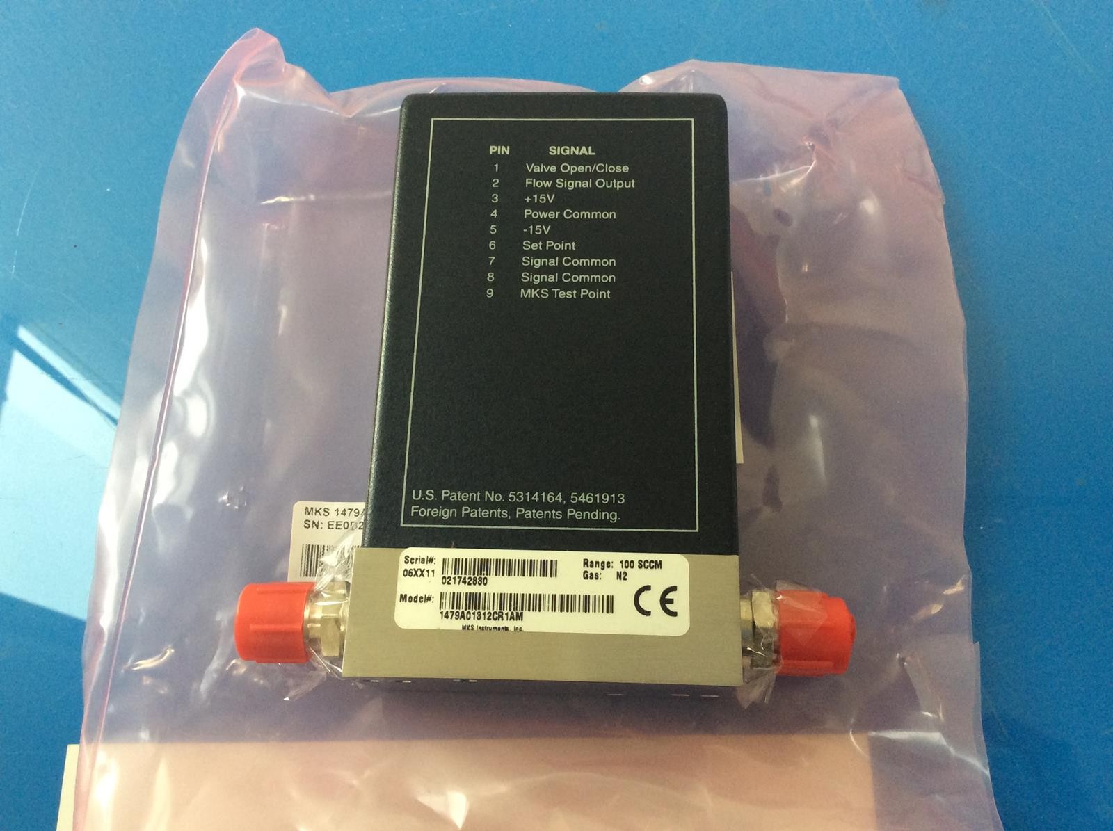 MKS 1479A01312CR1AM 100 SCCM N2 MASS FLOW CONTROLLER