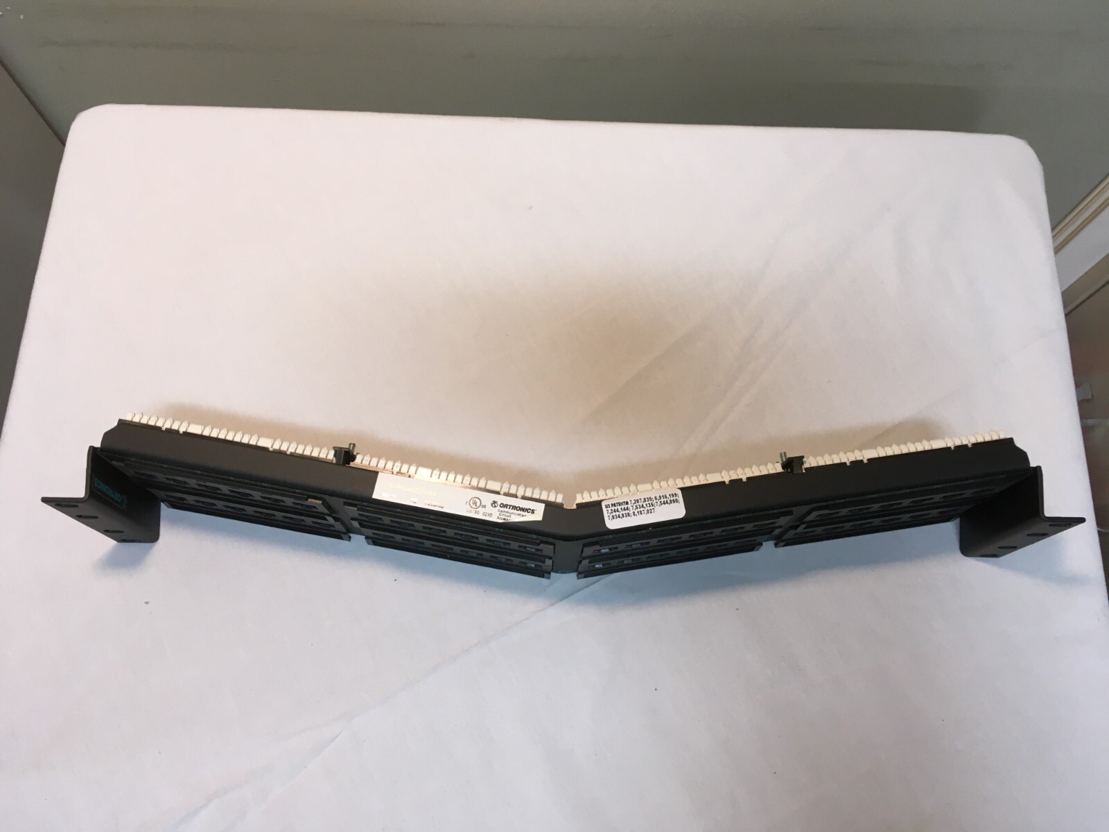 Ortronics OR-PHA5E6U48 48 Port Angled Cat5E Panel T568A/B