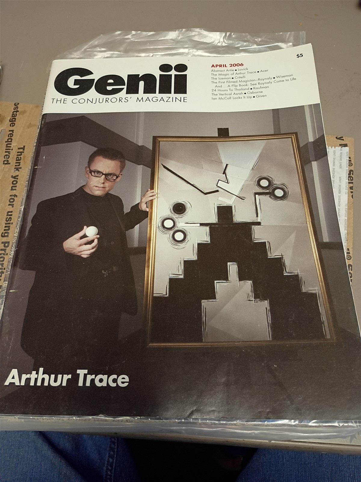 Arthur Trace Genii Magazine Issue April 2006 #11