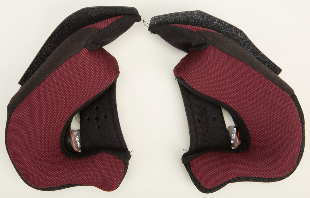G-Max OF-77 Helmet Cheek Pads 30mm Small/Medium Replacement