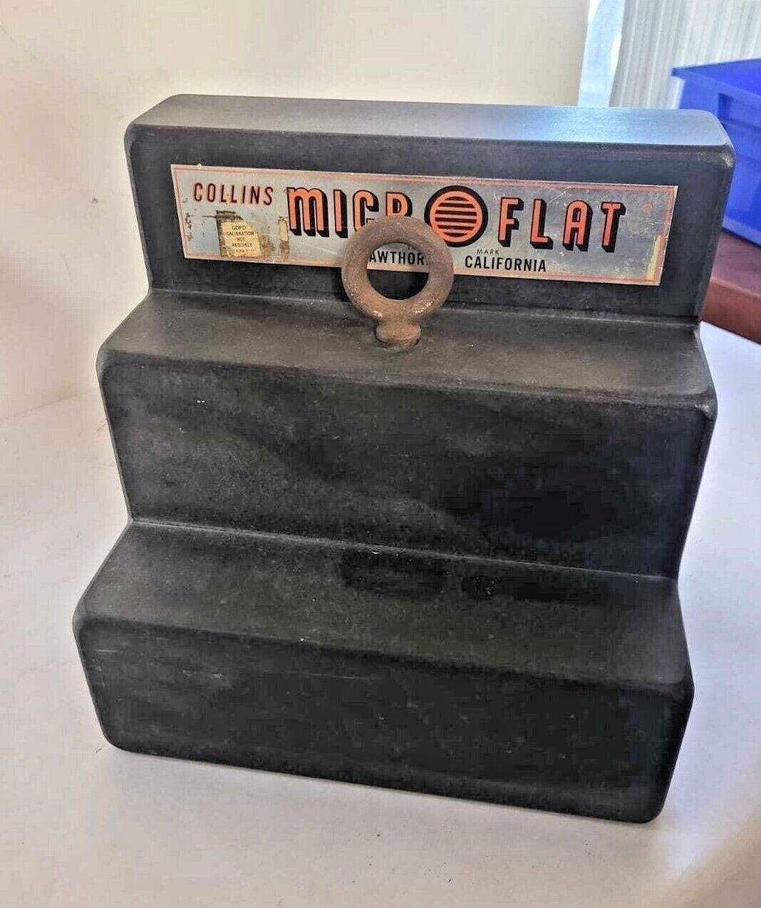 3 Steps Collins Micro Flat Granite Surface Plate 12 x 9 x 12 step 3"