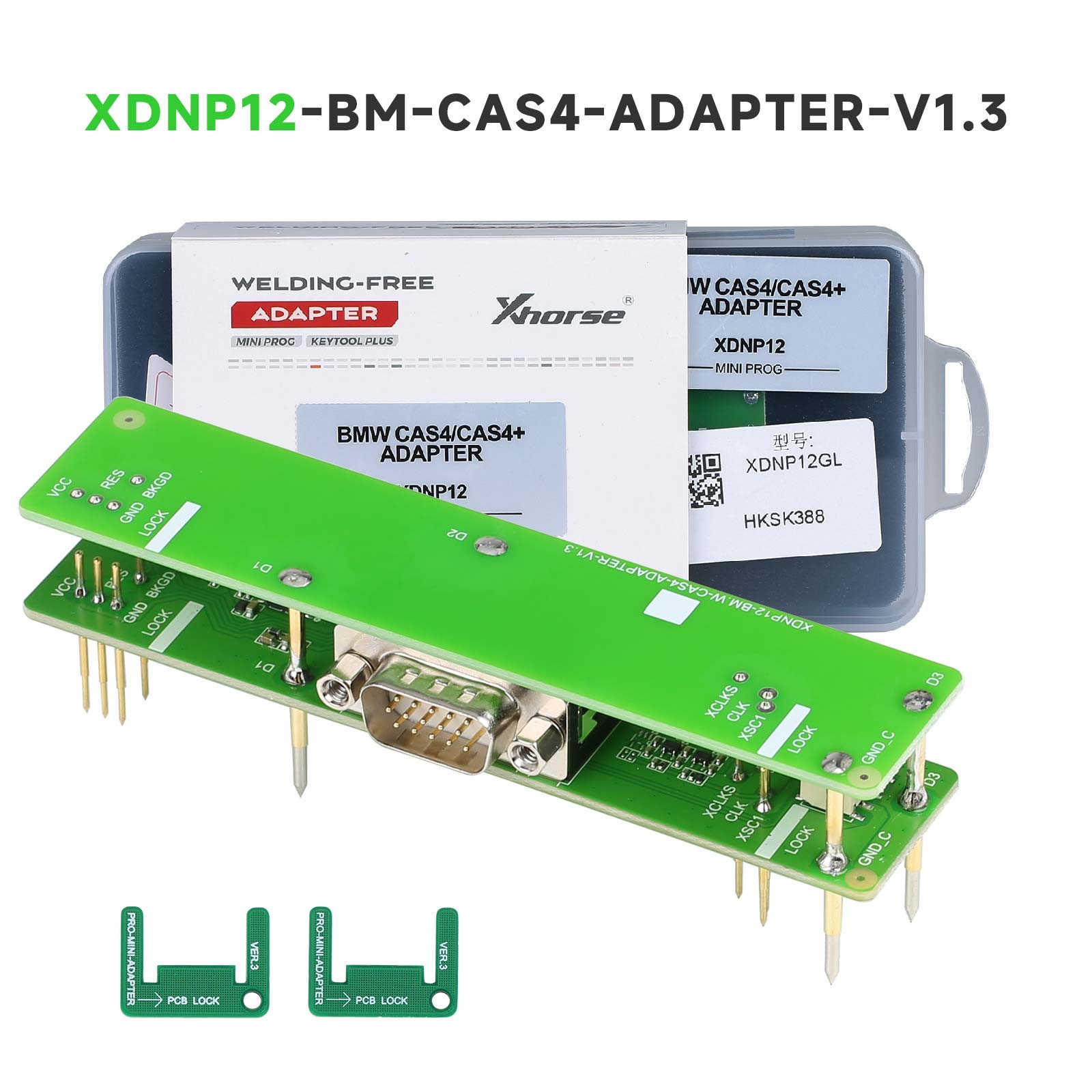 Xhorse XDNP12GL for BMW CAS4 CAS+Solder Free Adapter for Mini Prog Key Tool Plus