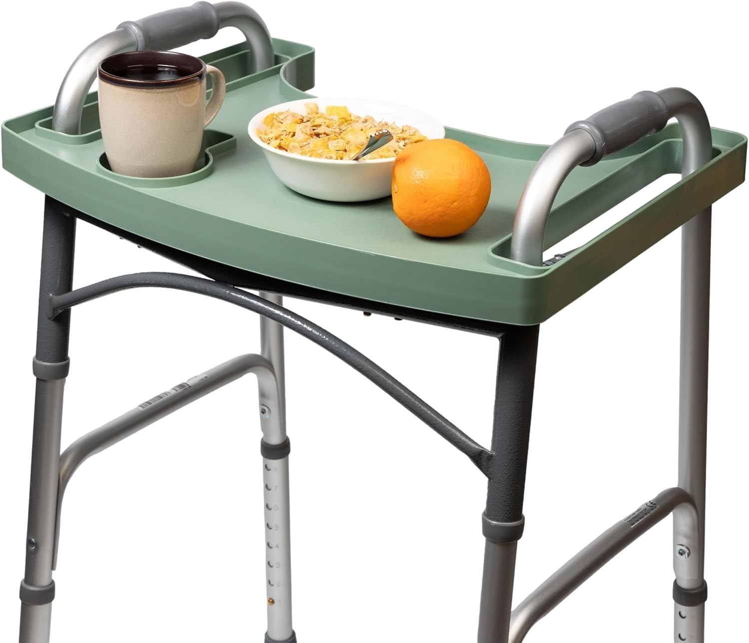 Green Walker Tray for Rolling Folding Walker, Tray Table with Cup Holder for ...
