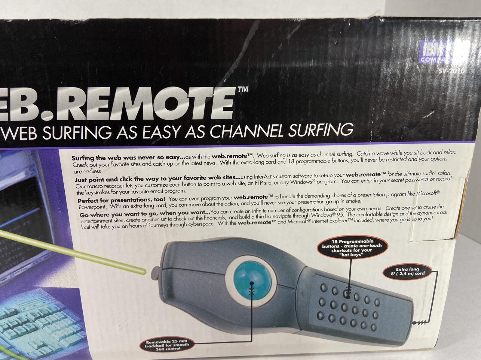 Interact Web.Remote SV-2010 Remote control IBM/PC Compatible - NEW