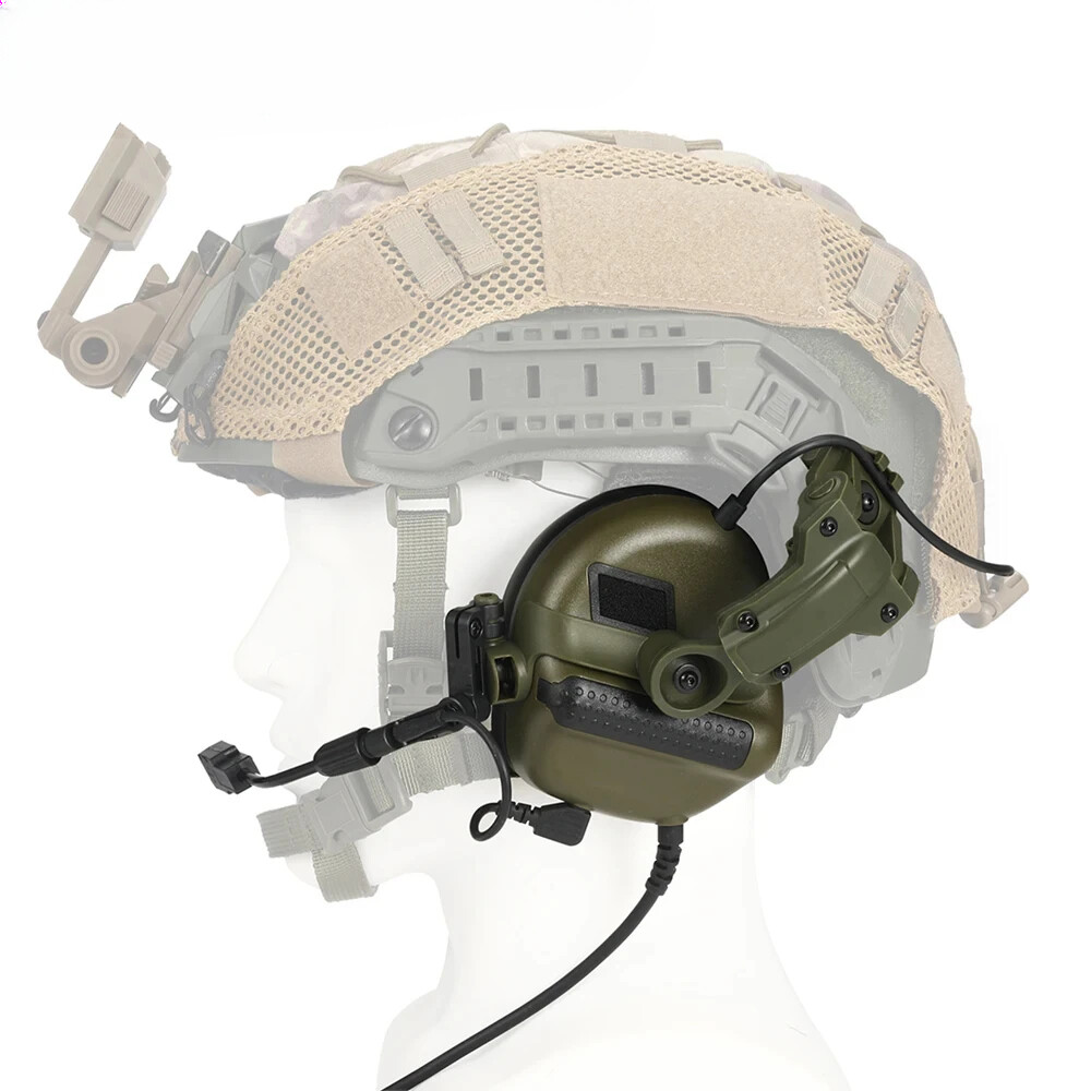 Earmuffs Tactical Helmet Headset Protector Active Noise Reduction Headphone