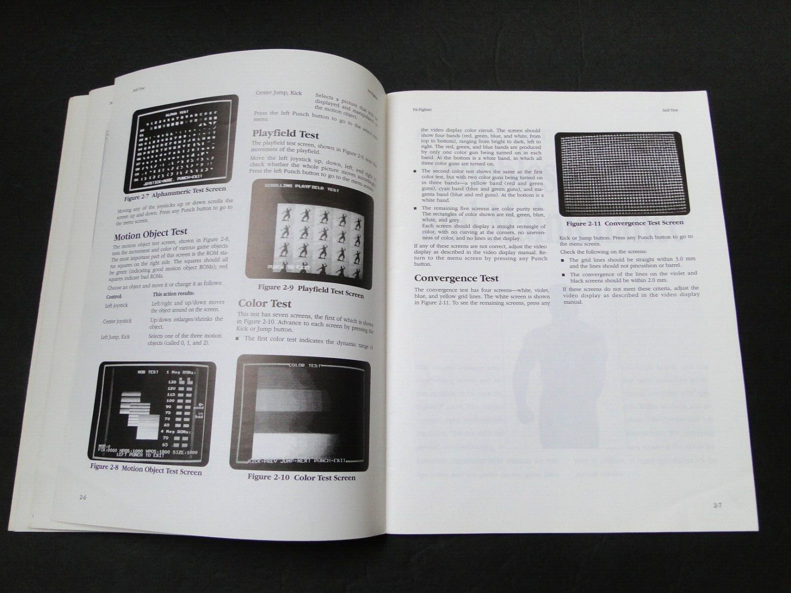 Vintage 1990 Atari: Pit-Fighter Arcade Operator's Manual