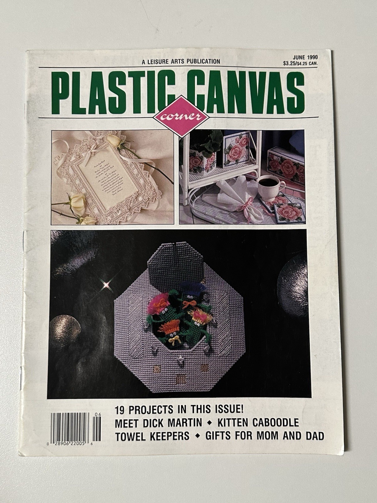 Plastic Canvas Magazine Lot of 5 Craft Pattern Needlepoint Projects