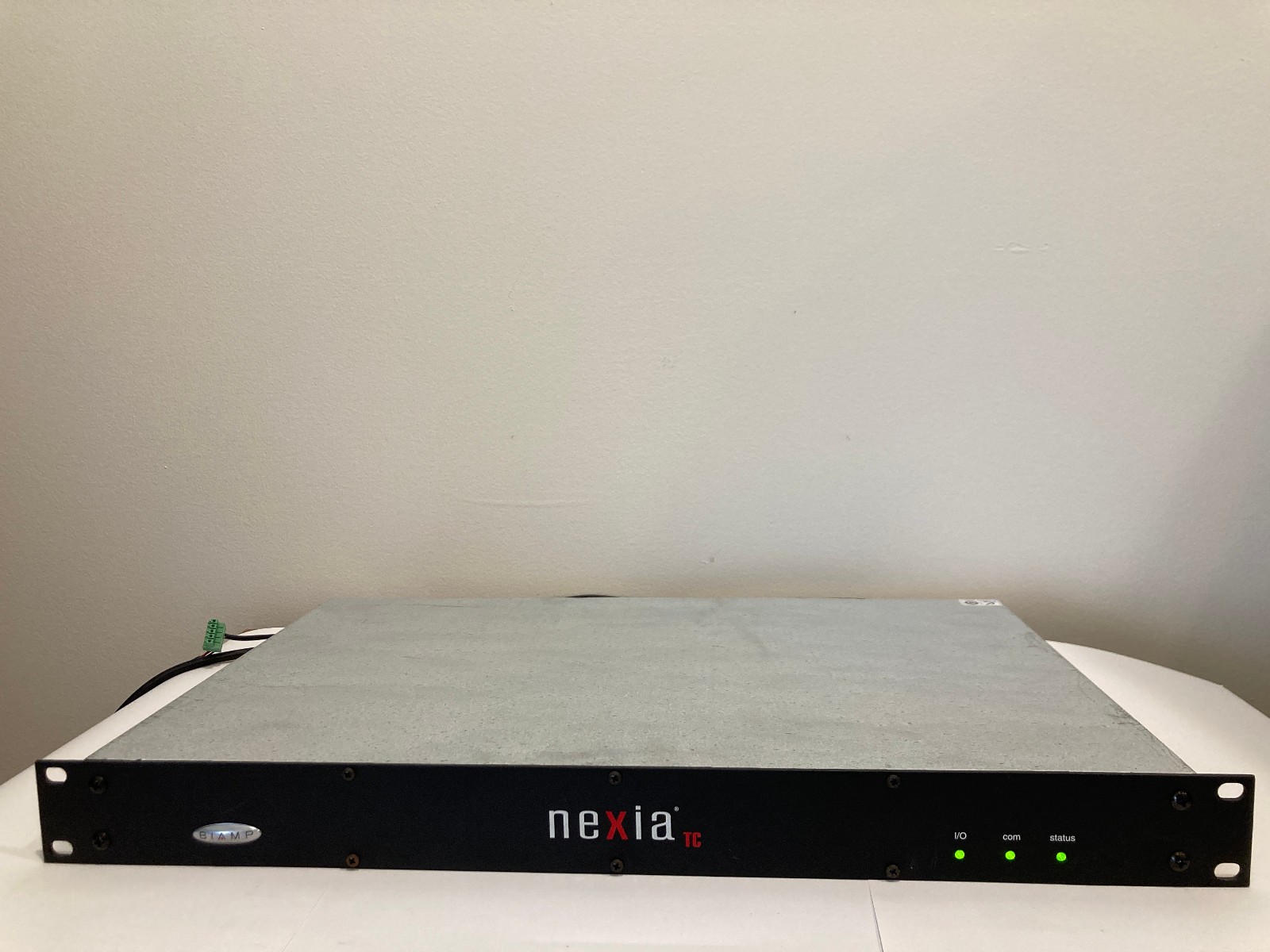 Biamp Systems Nexia TC Digital Audio Signal Processor TESTED & WORKS, RACK EARS