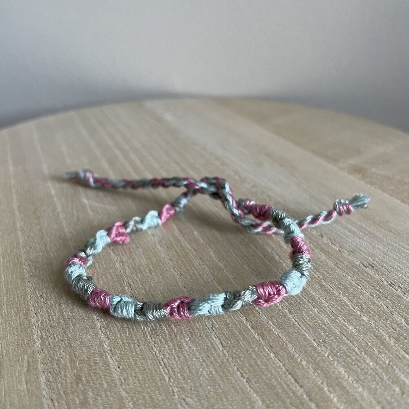 London Bracelet, anklet, trendy, comfortable, tie, embroidery thread, woven, gif