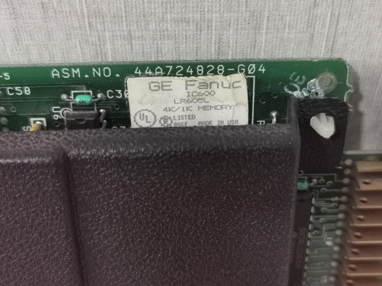 GE Fanuc IC600-LR605L 4K/1K Memory Module PCB