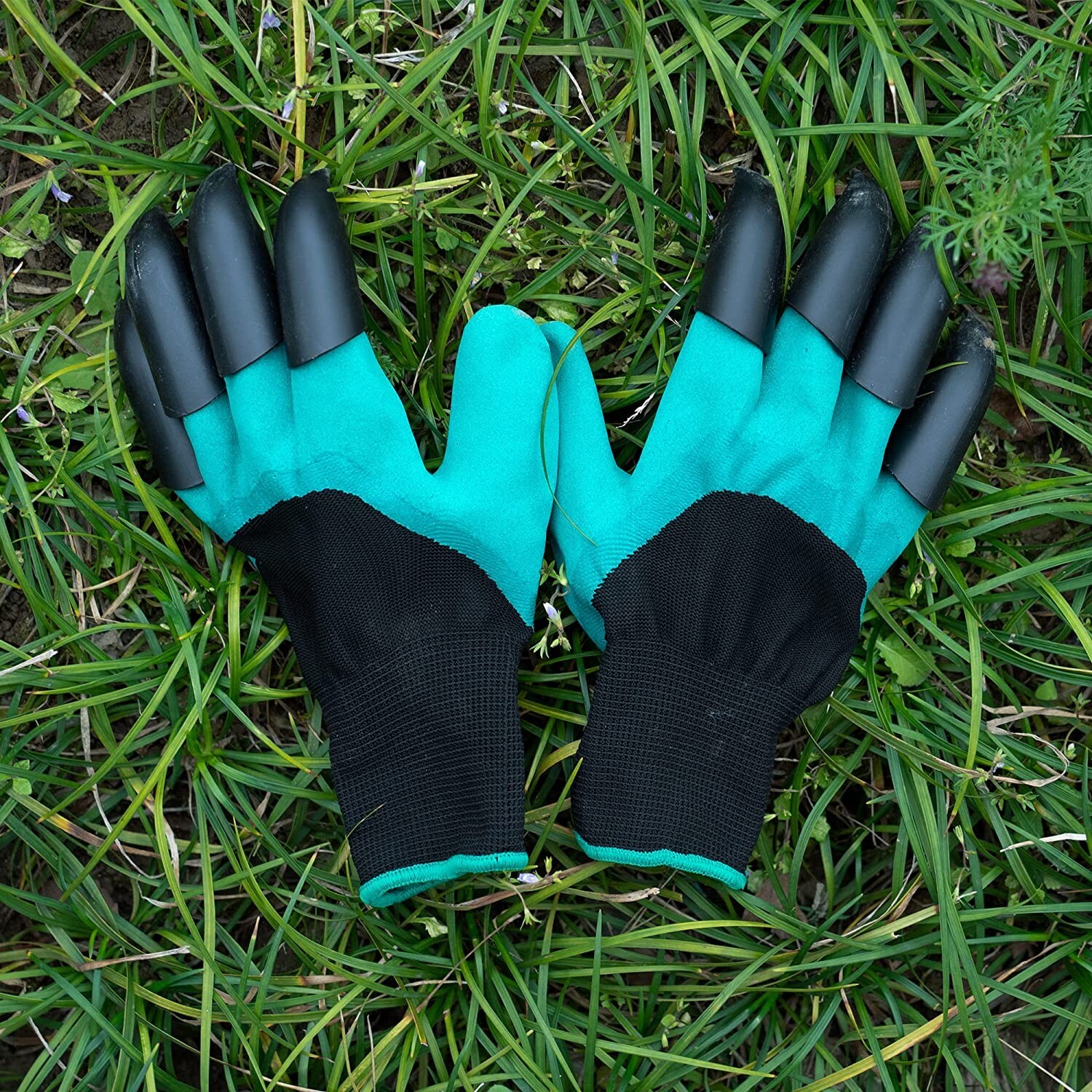 2 Pairs Garden Gloves with Claws For Digging Soil and Planting Gardening Gloves