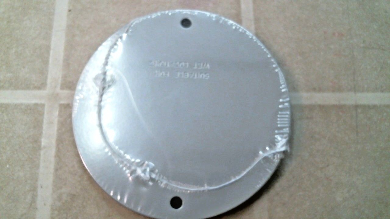 DoItBest 537497 Round Blank Cover, Gray, FREE SHIPPING