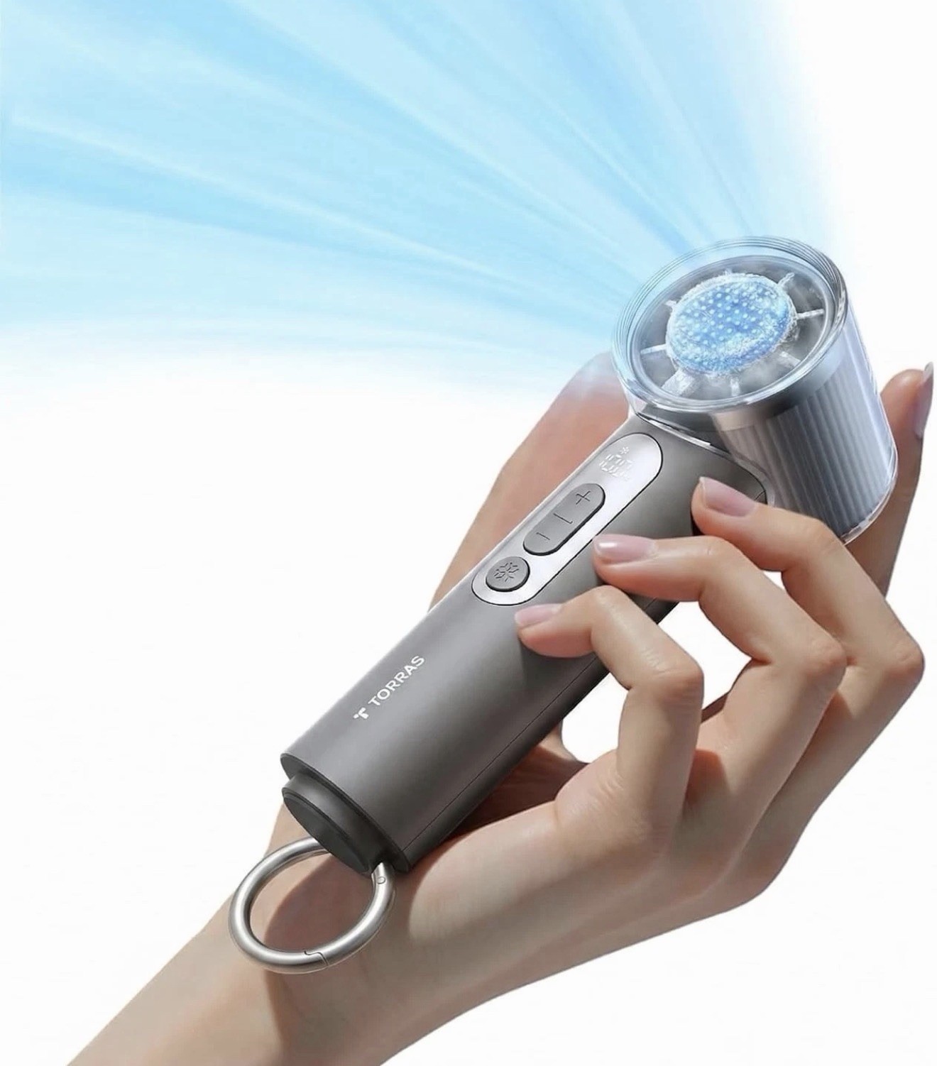 TORRAS COOLiFY Iva Go  Handheld Fan with Ice Cooler FACTORY SEALED