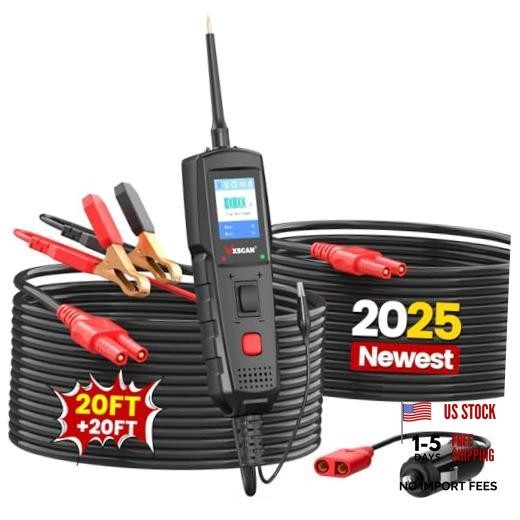 Automotive Power Circuit Probe Kit, Circuit Tester Breaker Finder Tool, Black