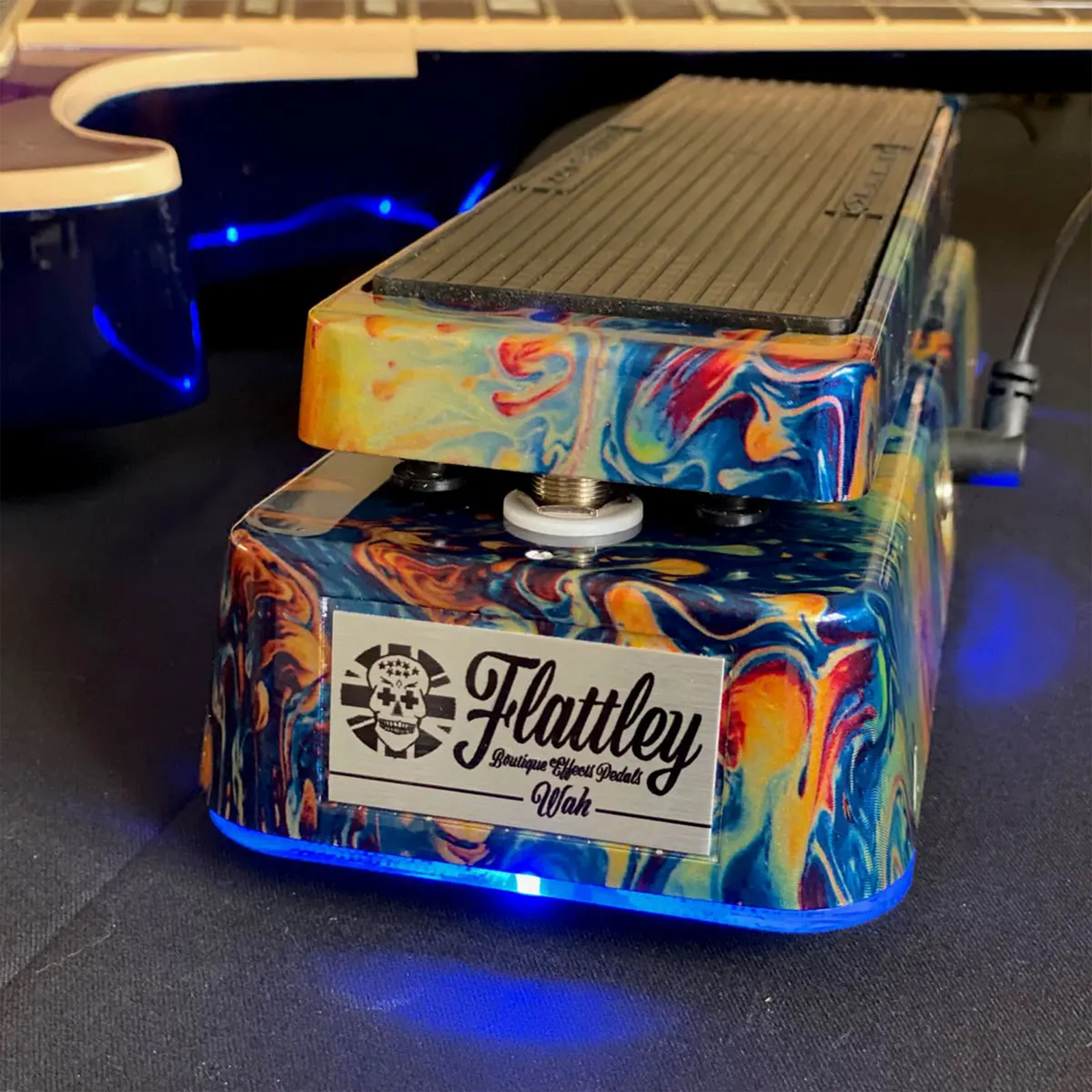 Flattley Wah Pedal - Oil Slick
