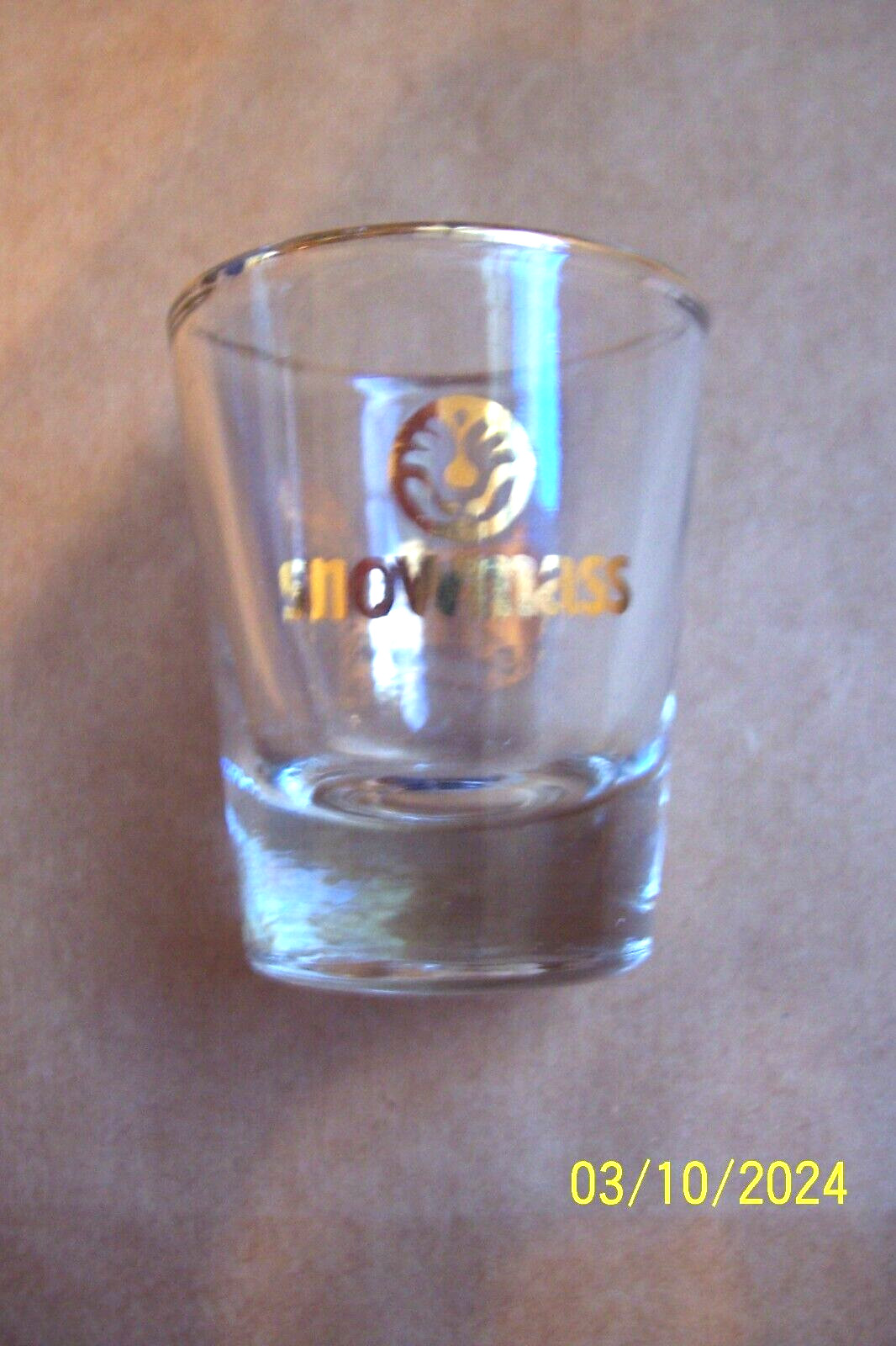 Snowmass Souvenir Shot Glass