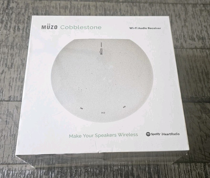 Muzo Cobblestone Wi-Fi Audio Receiver (New Sealed) FAST FREE SHIPPING.