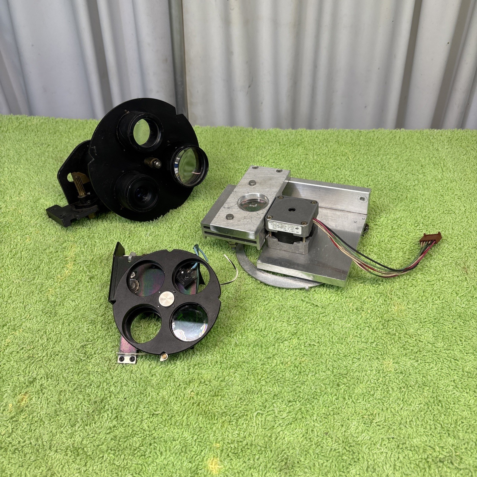 lot of Carousel  mirror laser shutter  apparatus ??? who knows
