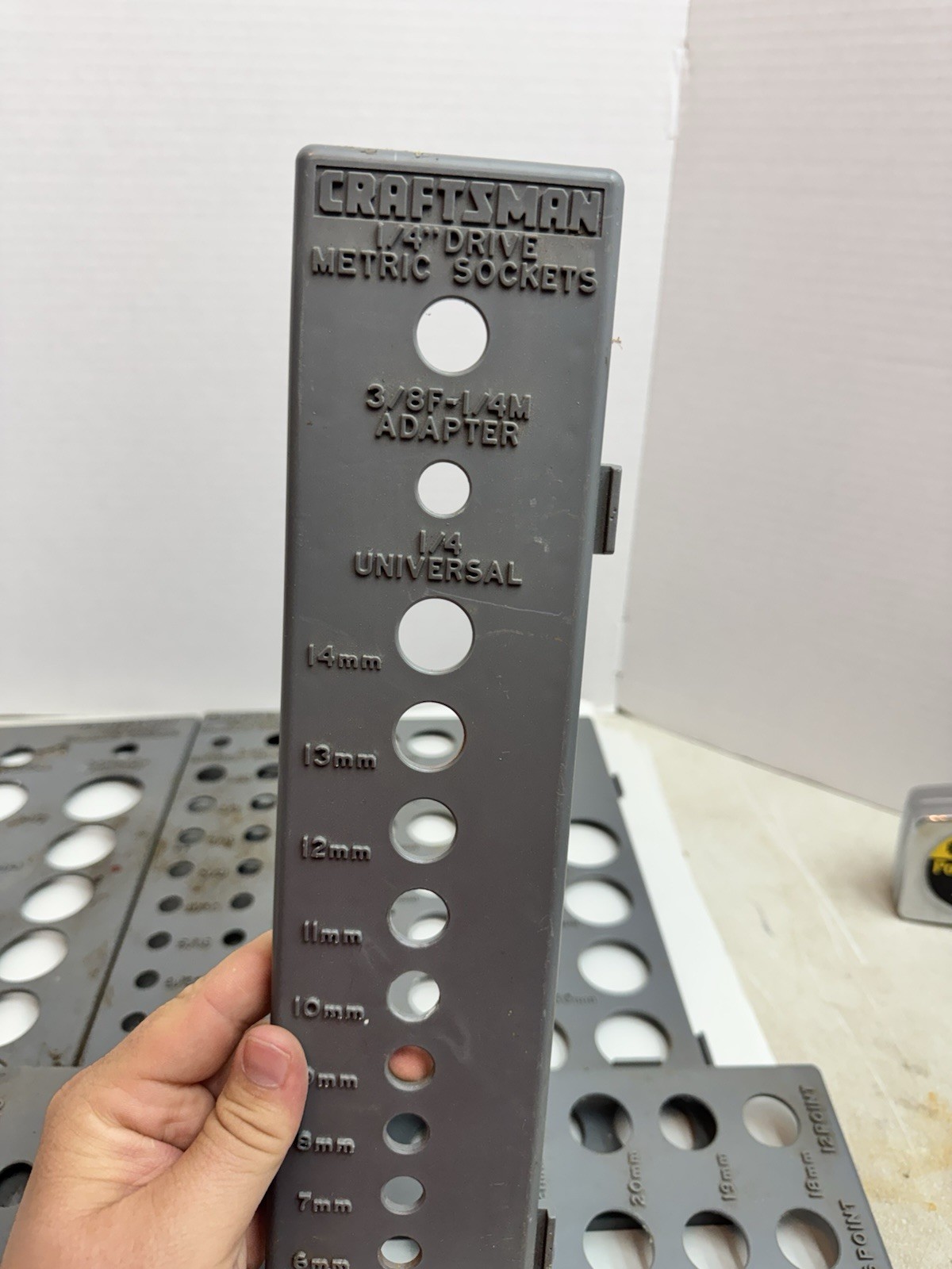 Craftsman Socket Organizer Set fair condition