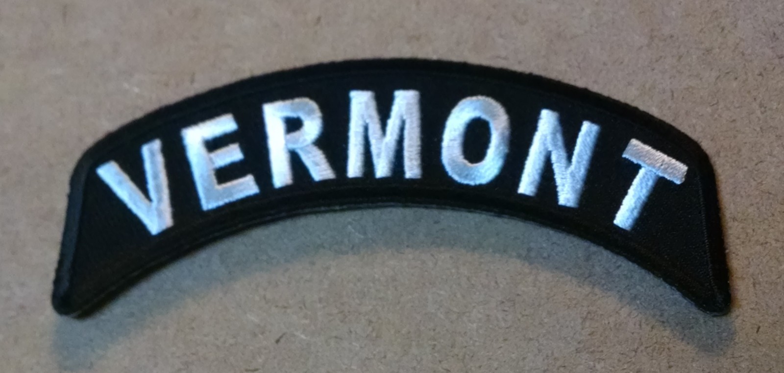 Vermont Mini Rocker Embroidered Biker Patch