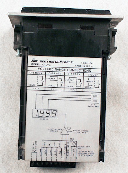 Red Lion Apollo APLVA400 AC Voltmeter