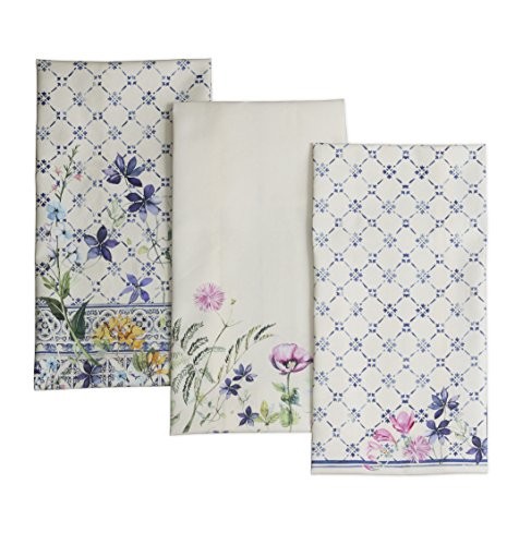 Faïence 100% Cotton Set of 3 Multi-Purpose Multicolor (Set of 3) Faïence