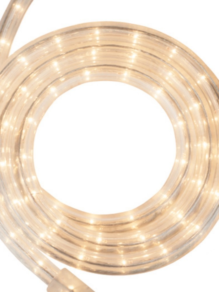 18 Foot Amber Tube Lights Set Indoor Outdoor Christmas Holiday