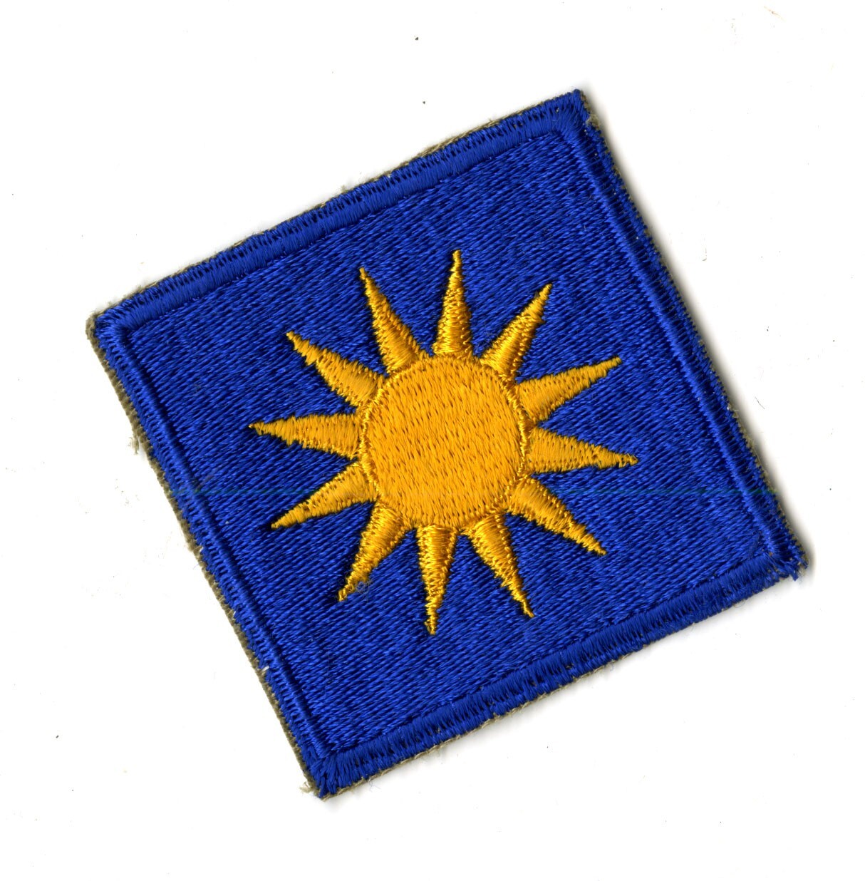 40th Infantry Division White Back Patch WWII Original Philippines