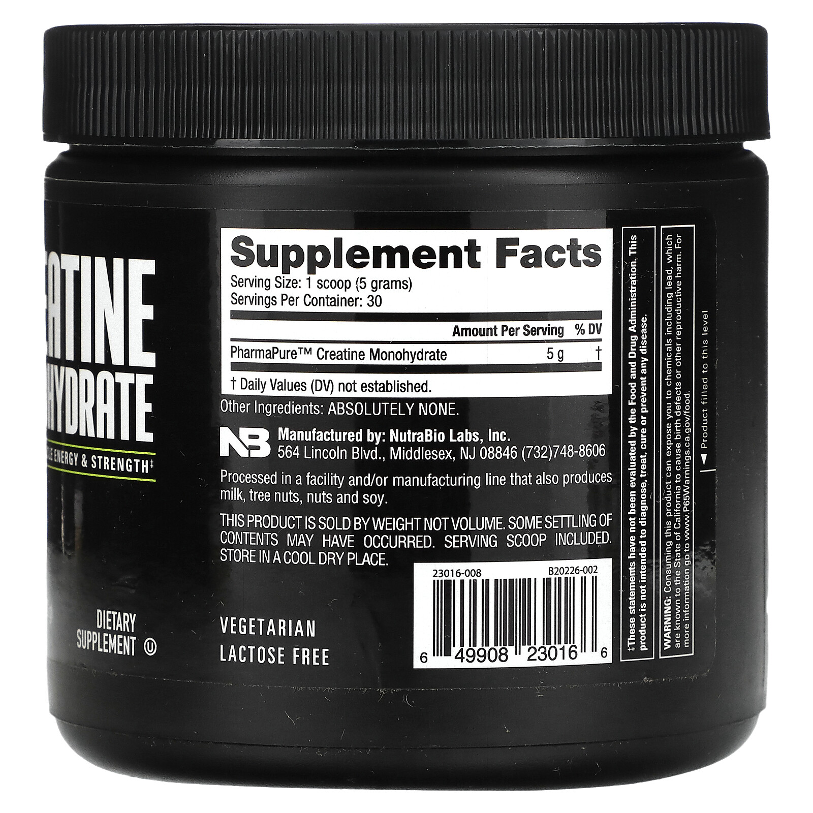 Creatine Monohydrate, 5.3 oz (150 g)
