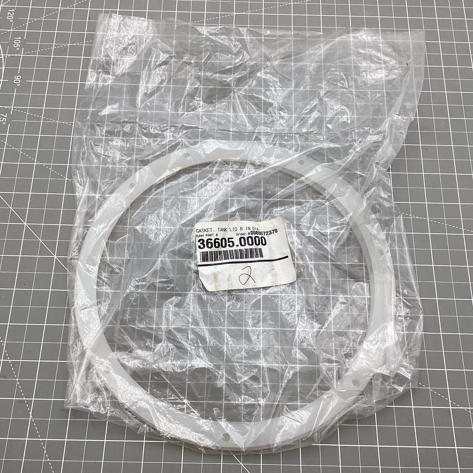 OEM Bunn Gasket Tank Lid 8 In Dia 36605.0000 ** Free Shipping **