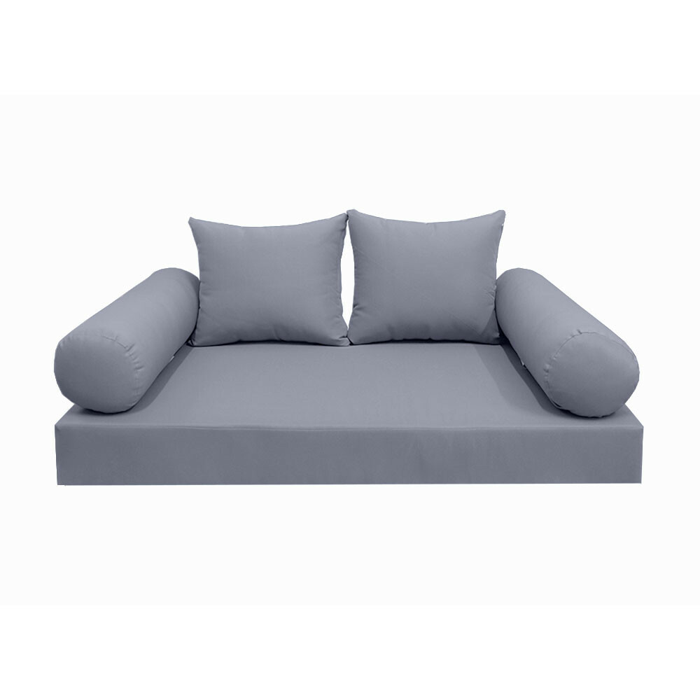 *COVER ONLY*-Style 4 Daybed Mattress Bolster Pillow Covers Knife Edge Twin-AD001