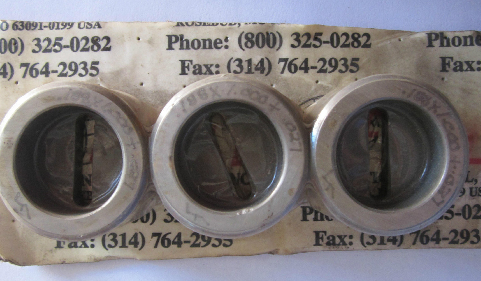 LOT OF (3) DIE JFINALE FMS FINALE  .188  X 1.000 + .027