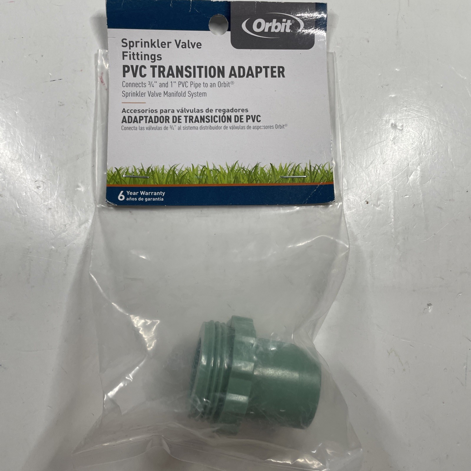 Orbit 57191 Heavy-Duty Manifold Slip Transition Adapter 3/4 in. (NEW)