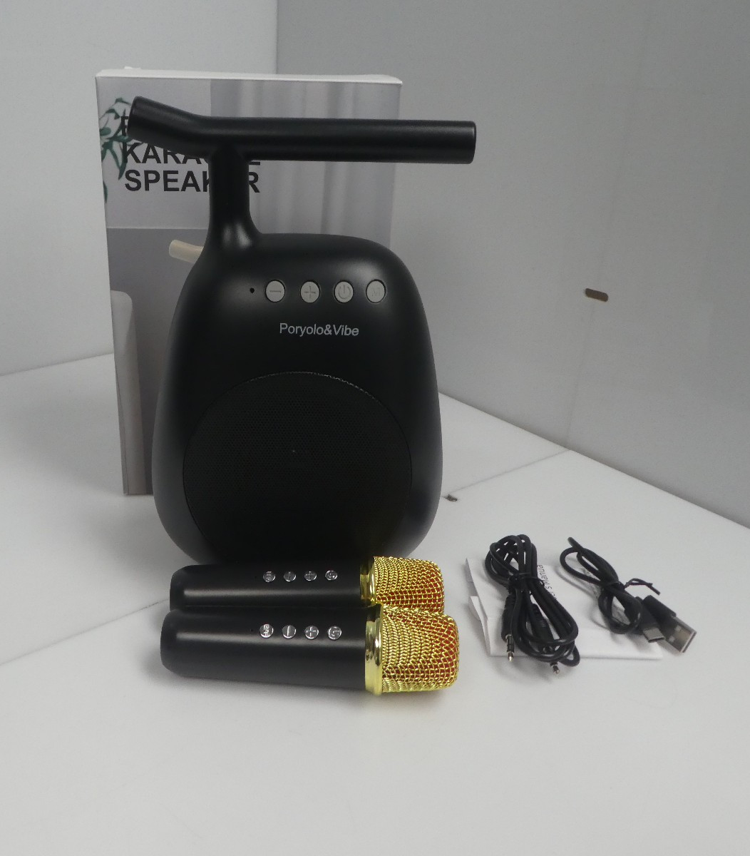 Portable Karaoke Speaker Black