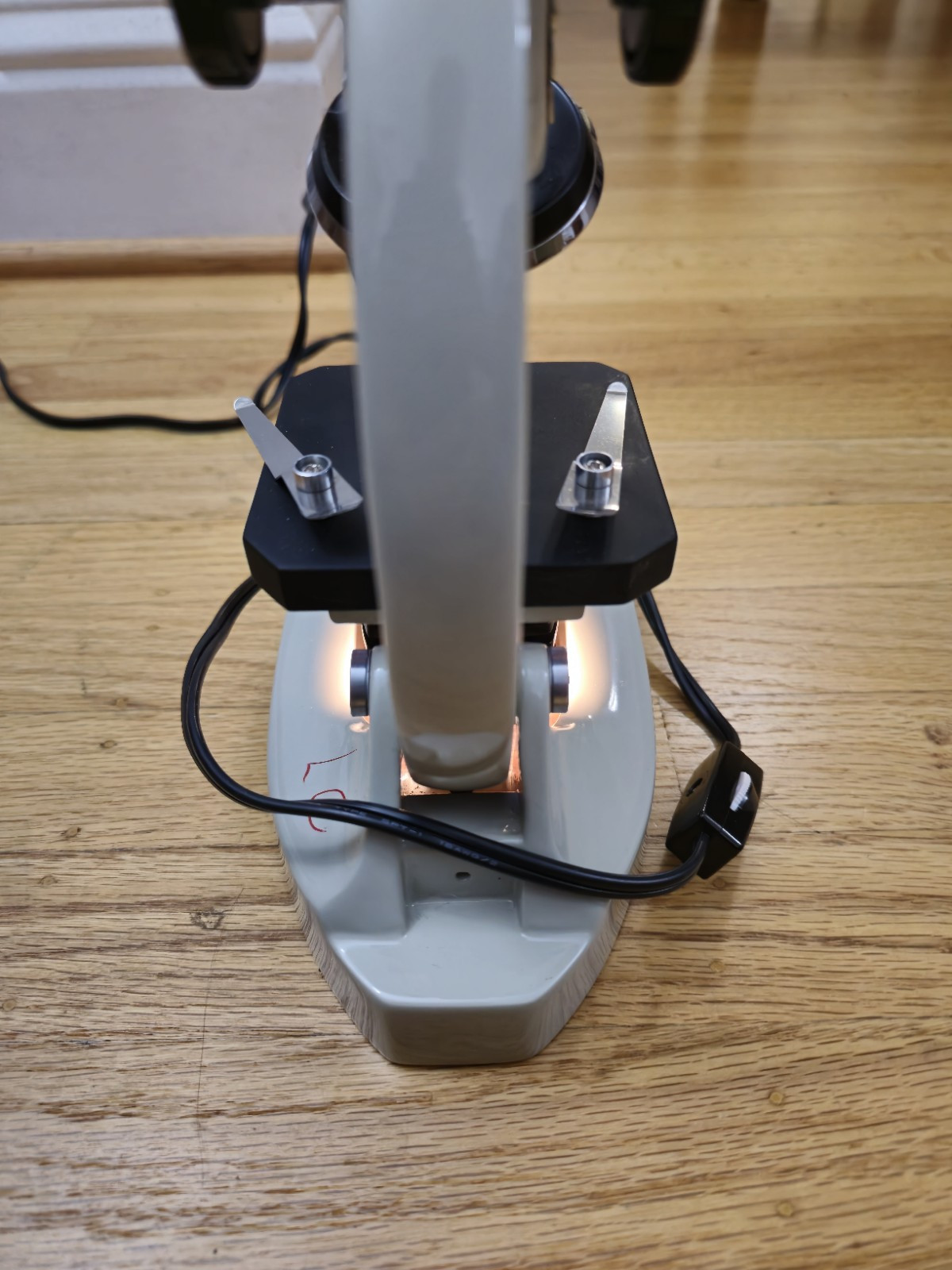 SPI Southern Precision Instrument Lab Microscope No. 1852 Pittsburgh Elementary!