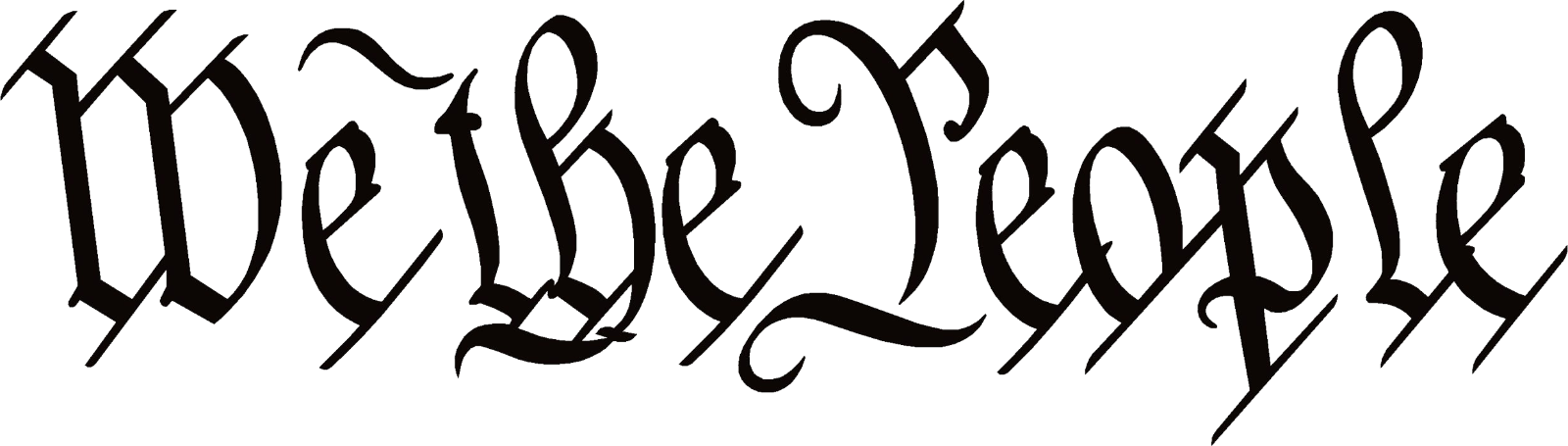Pair We the People decals vinyl stickers 2A Constitution USA Many Colors + Sizes