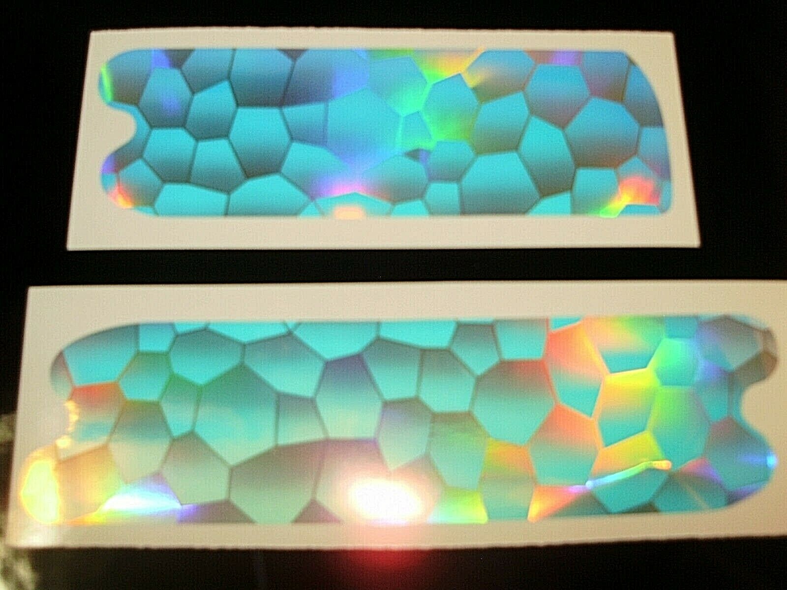 11" PRO TROLL FLASHER DIE CUT PAIR MOONSCAPE UV CLEAR Fishing Lure Tape