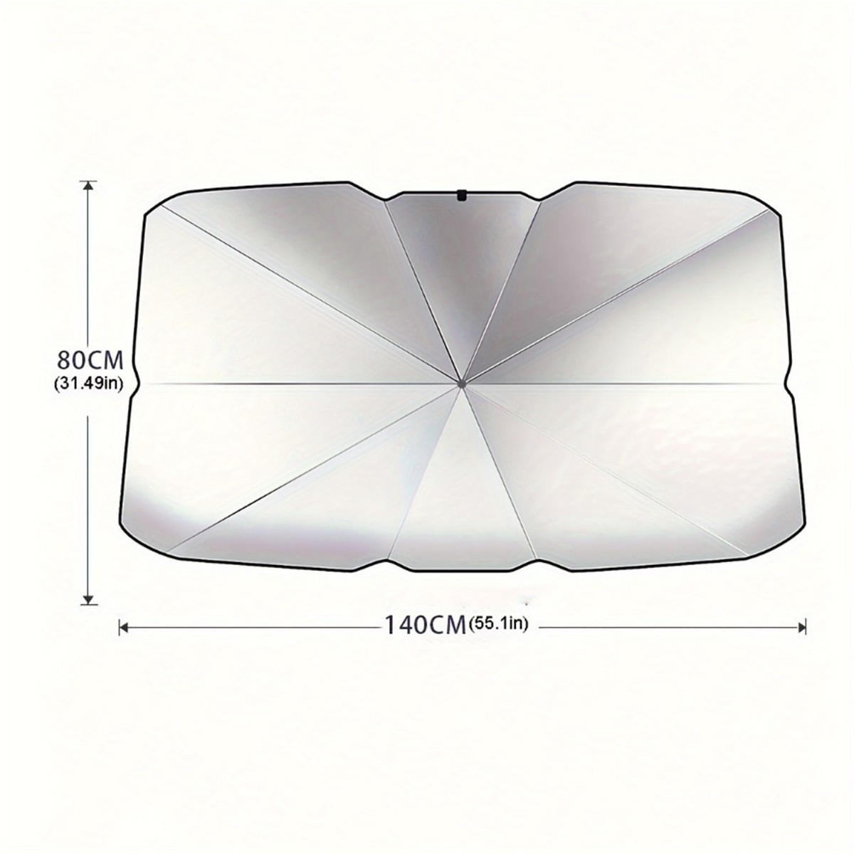 Car Foldable Large Sun Shade Umbrella Heat Insulation UV Block Windshield Visor