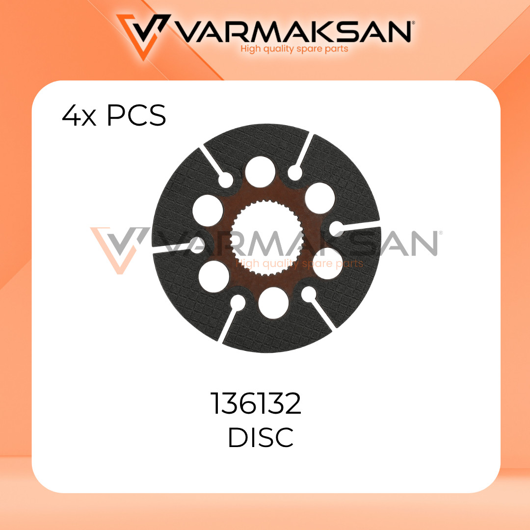 PACK OF 4 CARRARO 136132 DISC - 4x PCS 136132 REPAIR KIT, DIFFERENTIAL