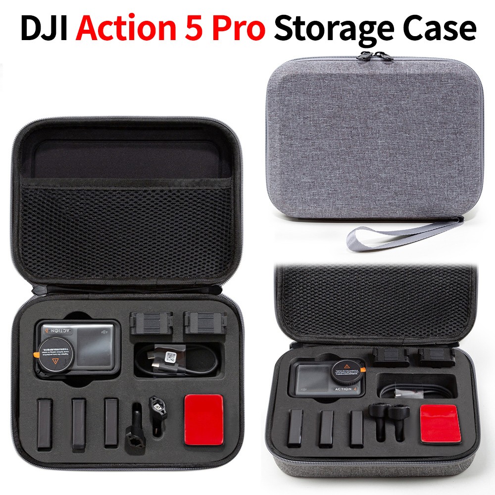 Portable Storage Bag Carry Case for DJI Action 5 pro Camera Accessories Travel