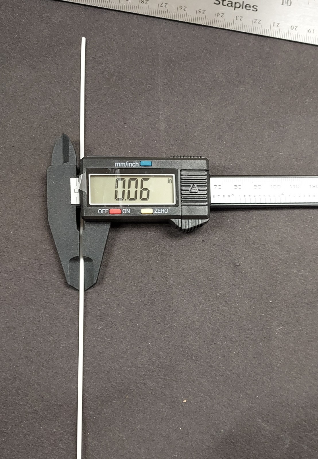 8.25” LONG x 0.060” OD x 0.040” ID HIGH PURITY THIN-WALLED ALUMINA TUBE No.: 257