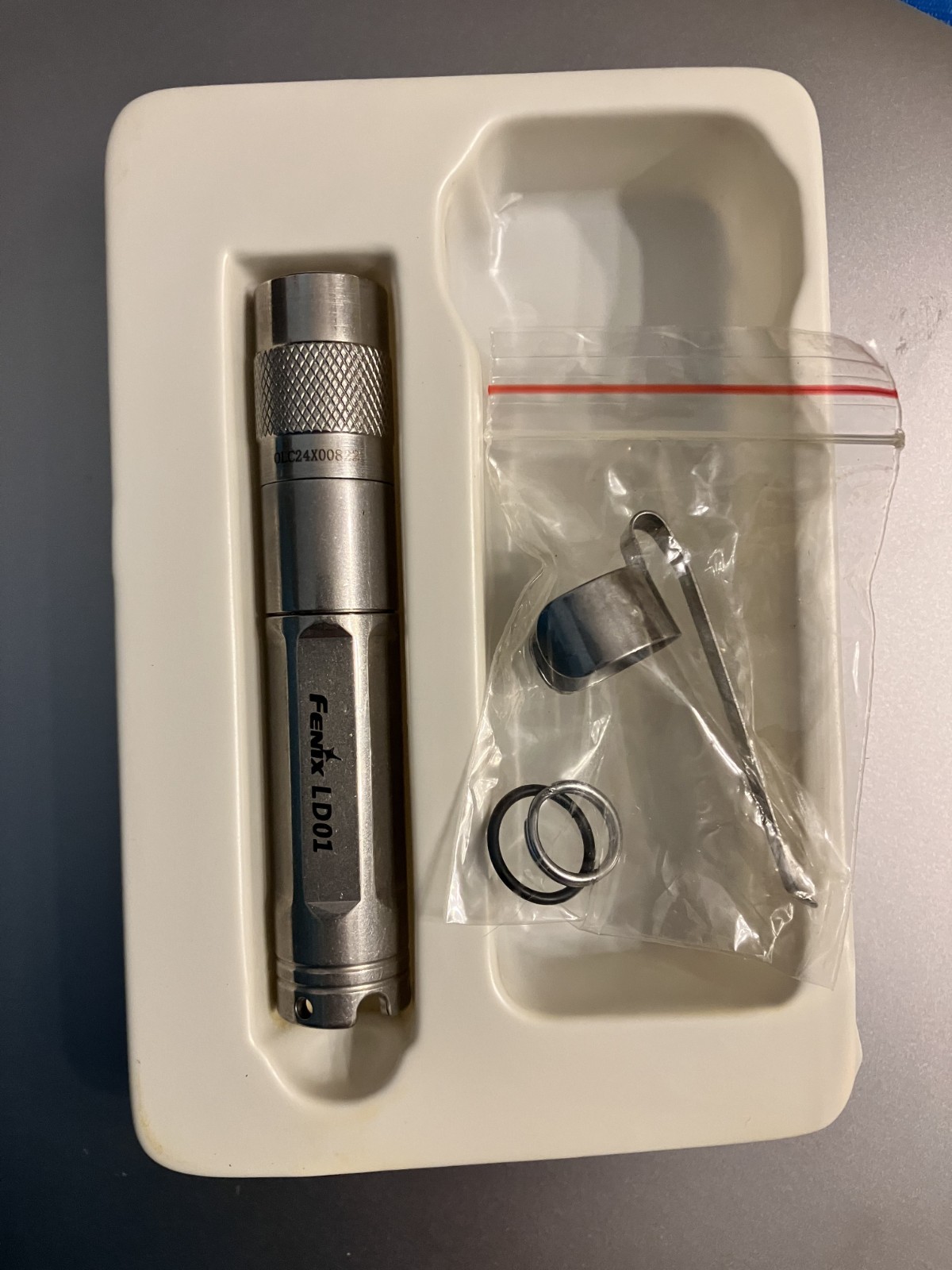Fenix LD01 SS Stainless Steel AAA LED Flashlight - 2010 Special Edition