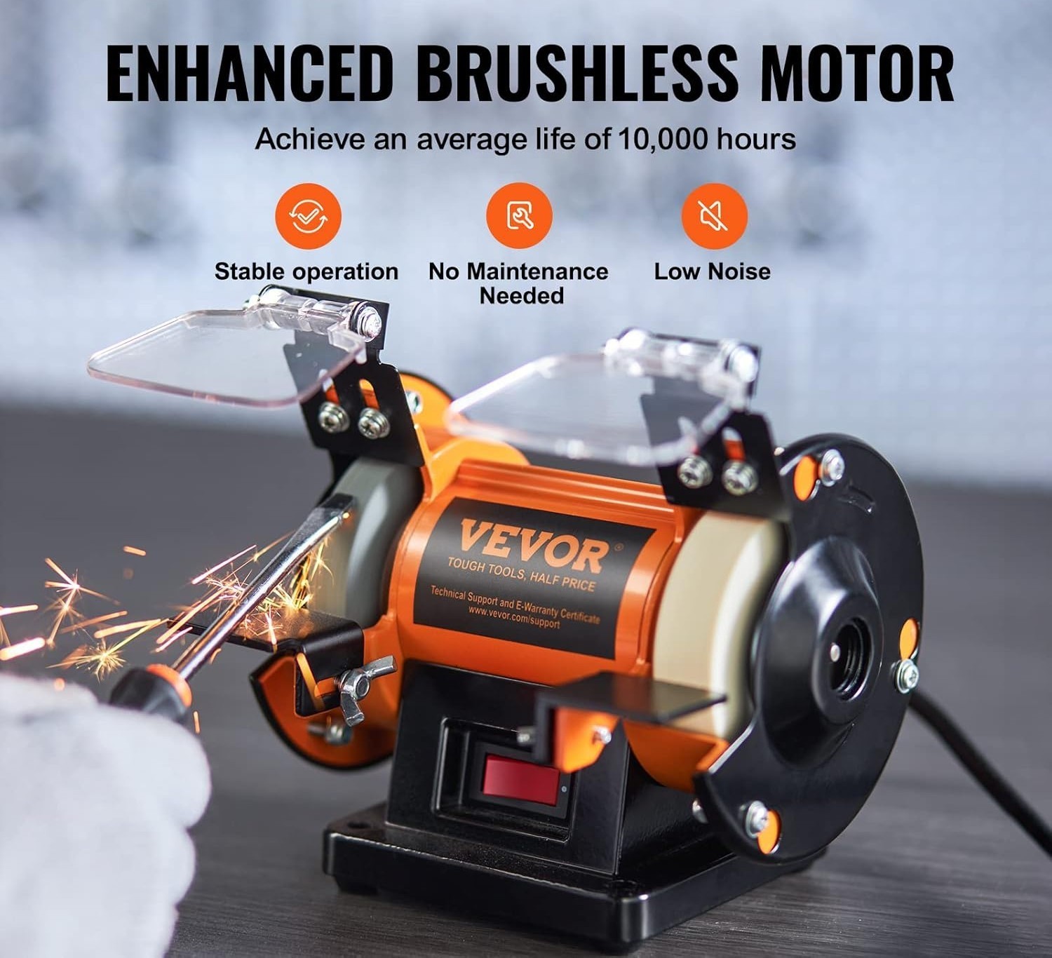 Bench Buffer Polisher, Bench Buffer Grinder Polishing & Buffing Machine