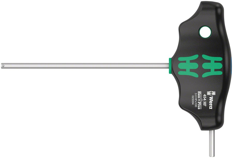 Wera 454 HF T-handle hexagon screwdriver Hex-Plus with holding function, 3 x