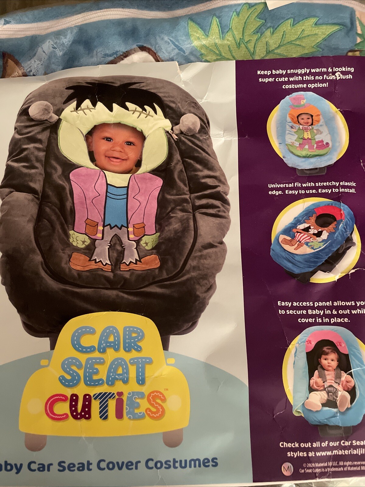 Car Seat Cuties Pirate. Plush Baby/Infant Car Seat Cover, plush car seat cover