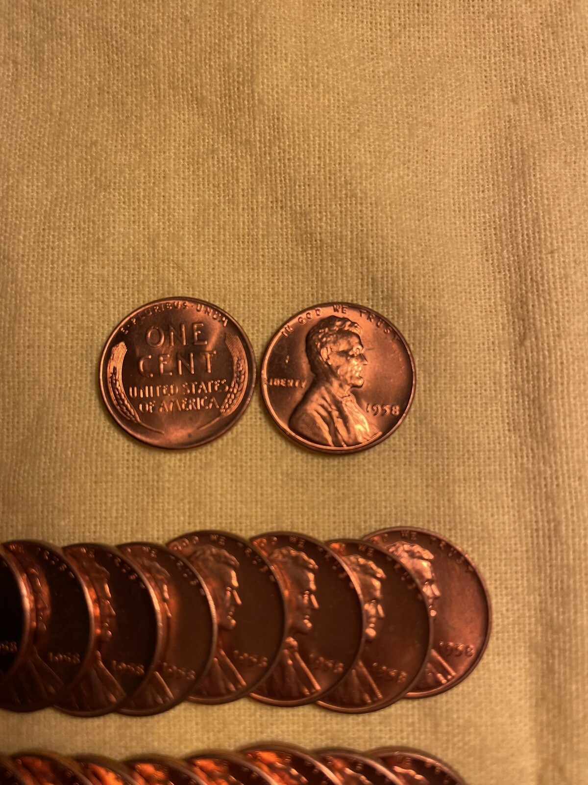 1958 P Lincoln Cent Uncirculated