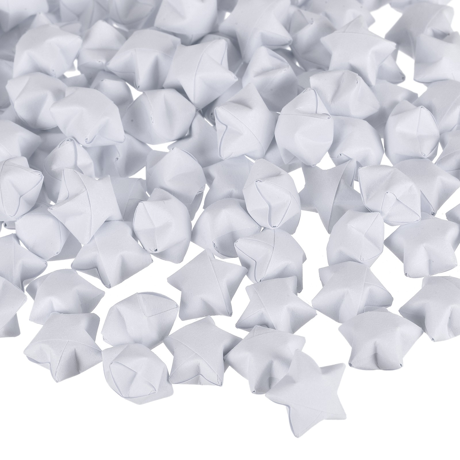 272pcs Pre-made Origami Lucky Stars Paper Wishing Star Pure White